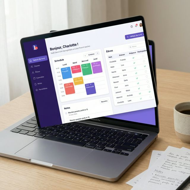 ClasseMaitre - Tableau de bord du professeur